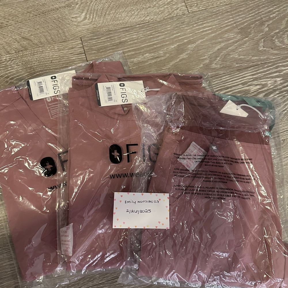 Figs Mauve Scrub Set